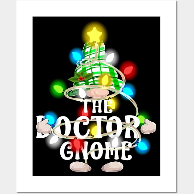 The Doctor Gnome Christmas Matching Family Shirt Wall Art by intelus